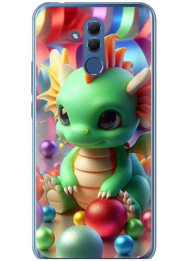 Силиконовый чехол 'Веселый дракончик' для Endorphone Huawei Mate 20 Lite (275461872)