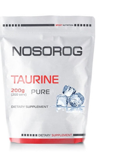 Taurine 200 g /200 servings/ Unflavored Nosorog Nutrition (256726047)