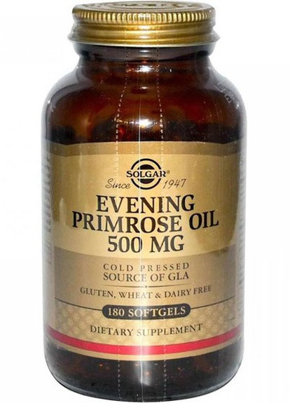 Evening Primrose Oil 500 mg 180 Softgels Solgar (256719144)
