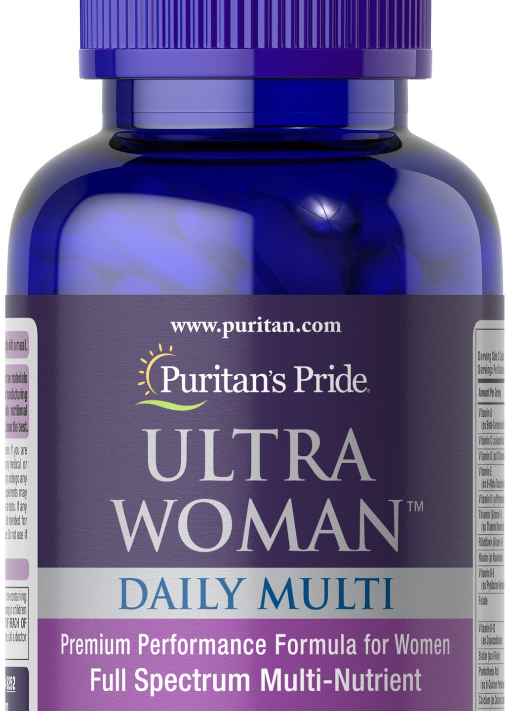 Puritan's Pride Ultra Woman Daily Multi Timed Release 180 Caplets Puritans Pride (257342607)