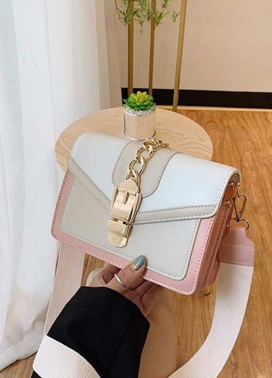 Женская классическая сумка 10185 кросс-боди розовая No Brand (262973194)
