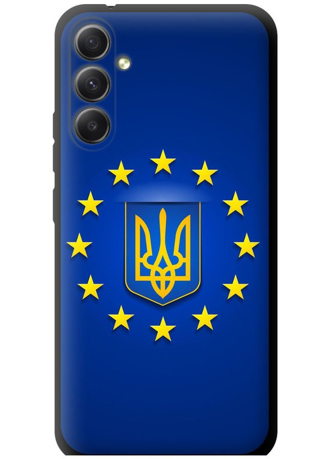 TPU чорний чохол 'Евросоюз 6' для Endorphone Samsung Galaxy A34 A346E (269345498)