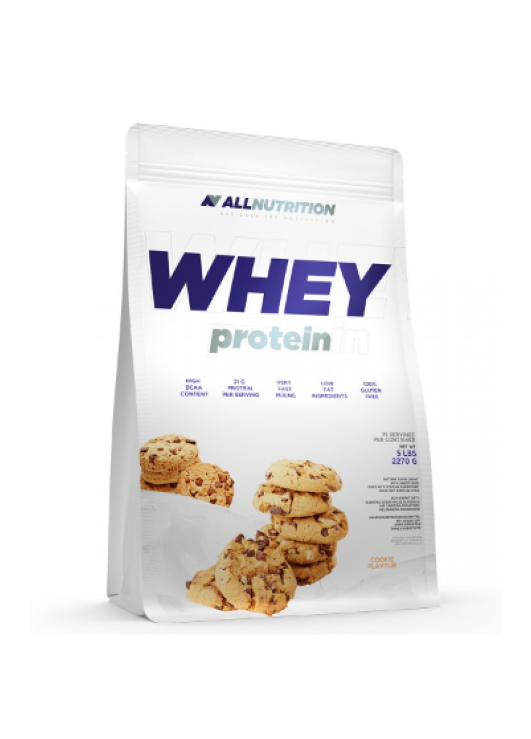 Концентрат Сироваткового Протеїну Whey Protein - 2200г Шоколад - Горіх Allnutrition (269712868)