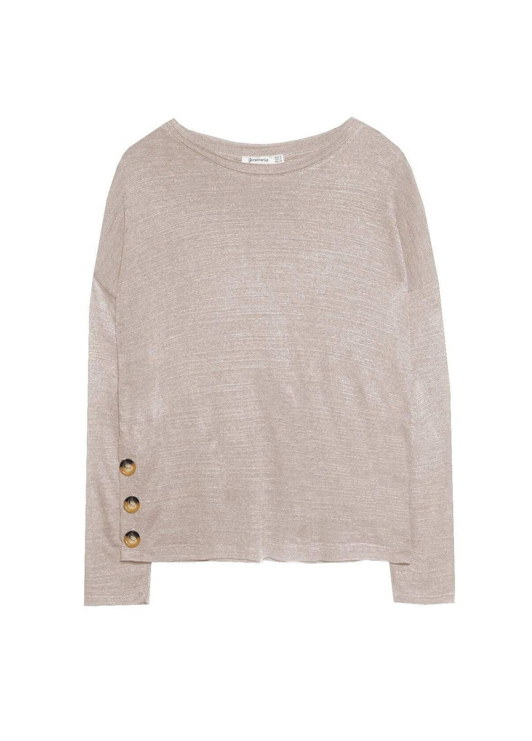 Бежевий джемпер,бежевий, Stradivarius