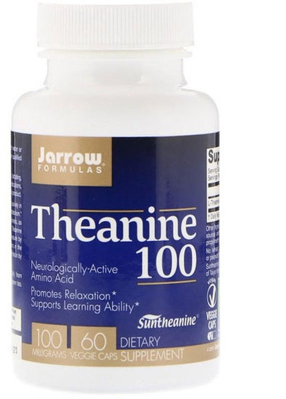 Theanine 100 mg 60 Veg Caps Jarrow Formulas (258512046)