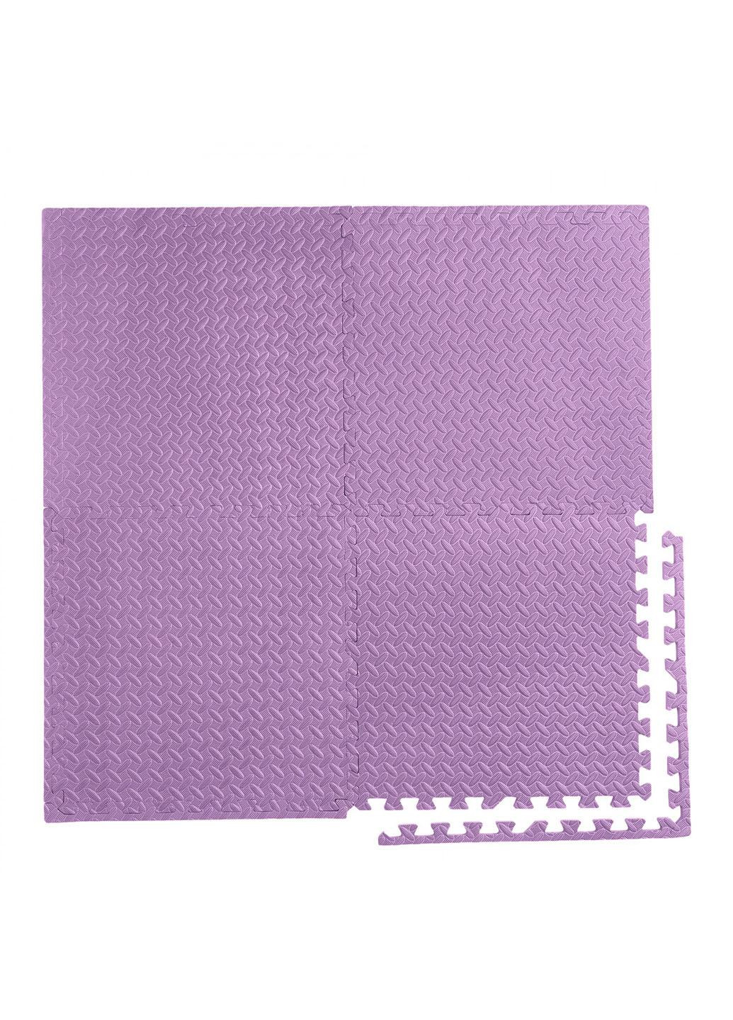 Мат-пазл (ласточкин хвост) Cornix Mat Puzzle EVA 120 x 120 x 1 cм XR-0232 Purple No Brand (264642935)