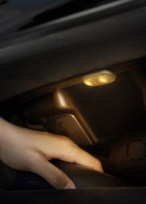 Лампа-плафон в салон автомобиля Capsule Car Interior Lights (2PCS/Pack) Black (DGXW-01) Baseus (260790298)
