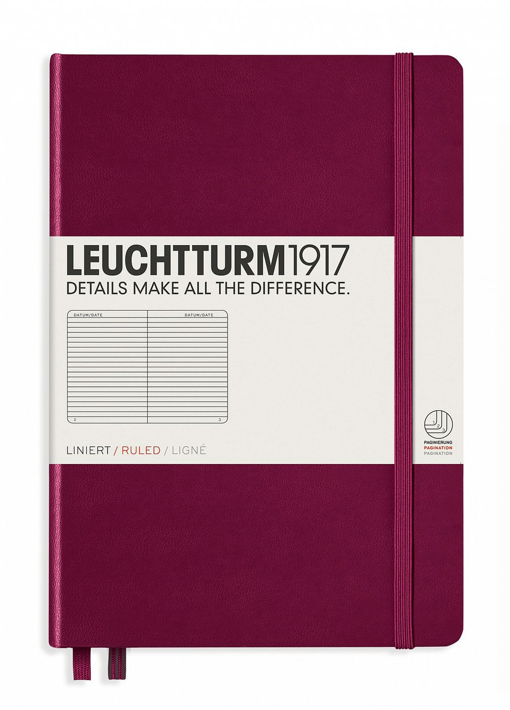 Блокнот Середній, винний, лінія Leuchtturm1917 (276321663)