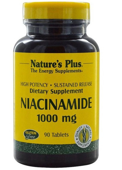 Nature's Plus Niacinamide 1000 mg 90 Tabs Natures Plus (257252498)