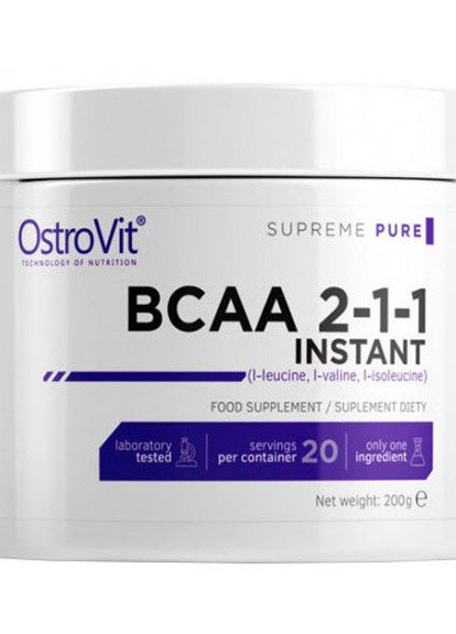 BCAA Instant 200 g /20 servings/ Pure Ostrovit (256723025)
