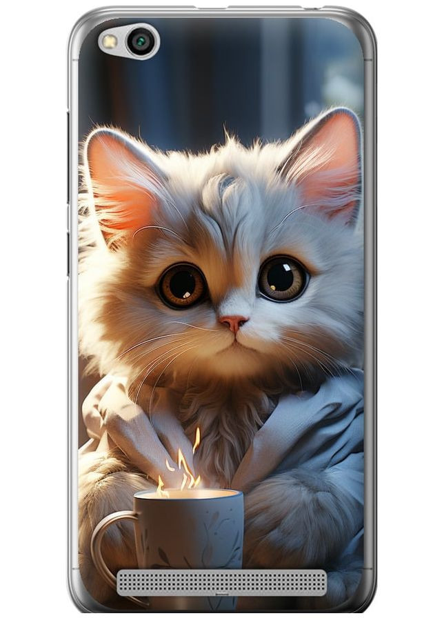 Силиконовый чехол 'White cat' для Endorphone Xiaomi Redmi 5A (265394113)