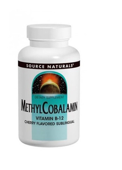 Methyl Cobalamin (В12) 60 Lozenges Cherry Flavored Source Naturals (256725566)