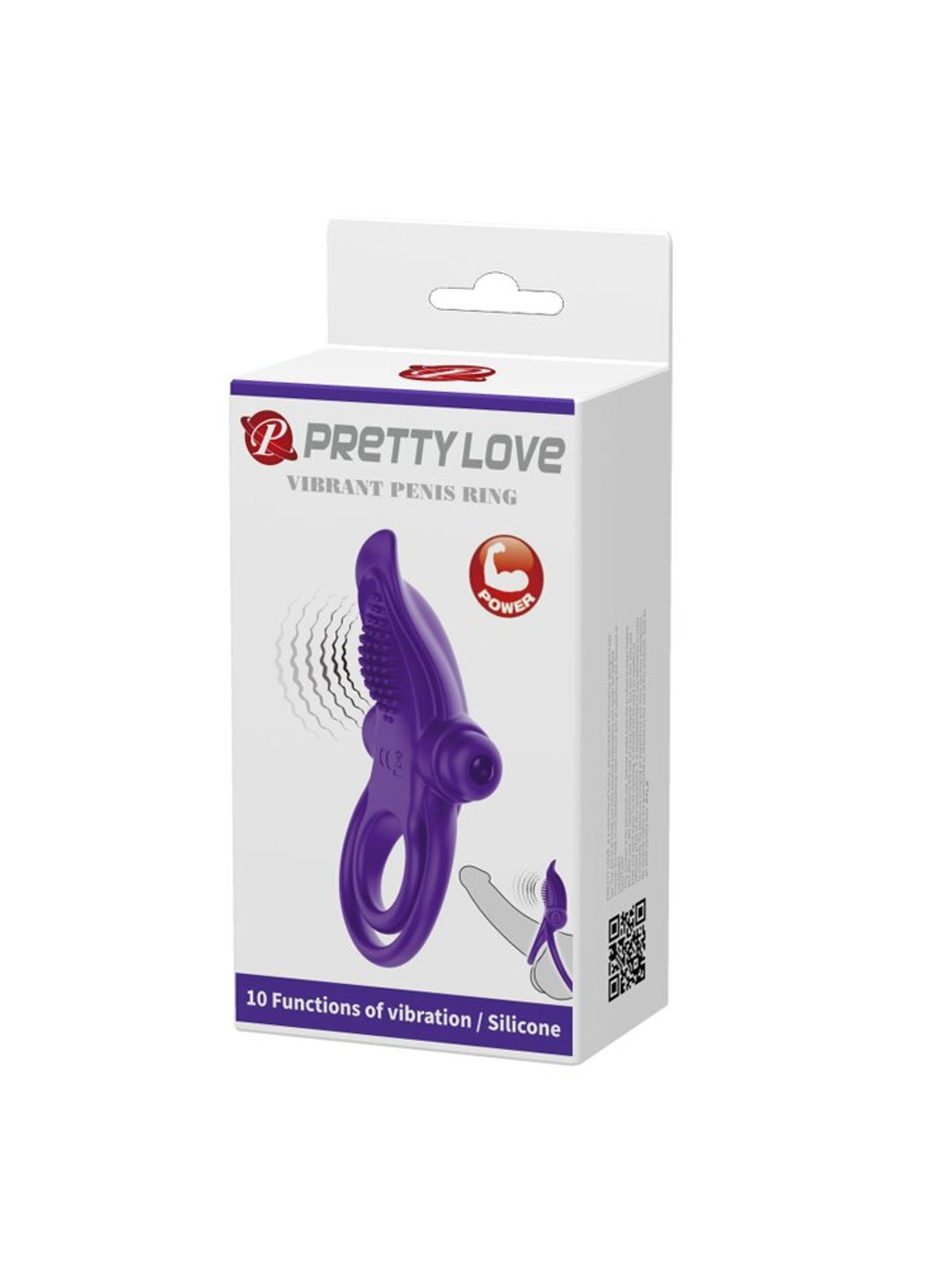 Кольцо эрекционное серии Pretty Love " Vibrant penis ring " BI-210203-1 No Brand (271398541)
