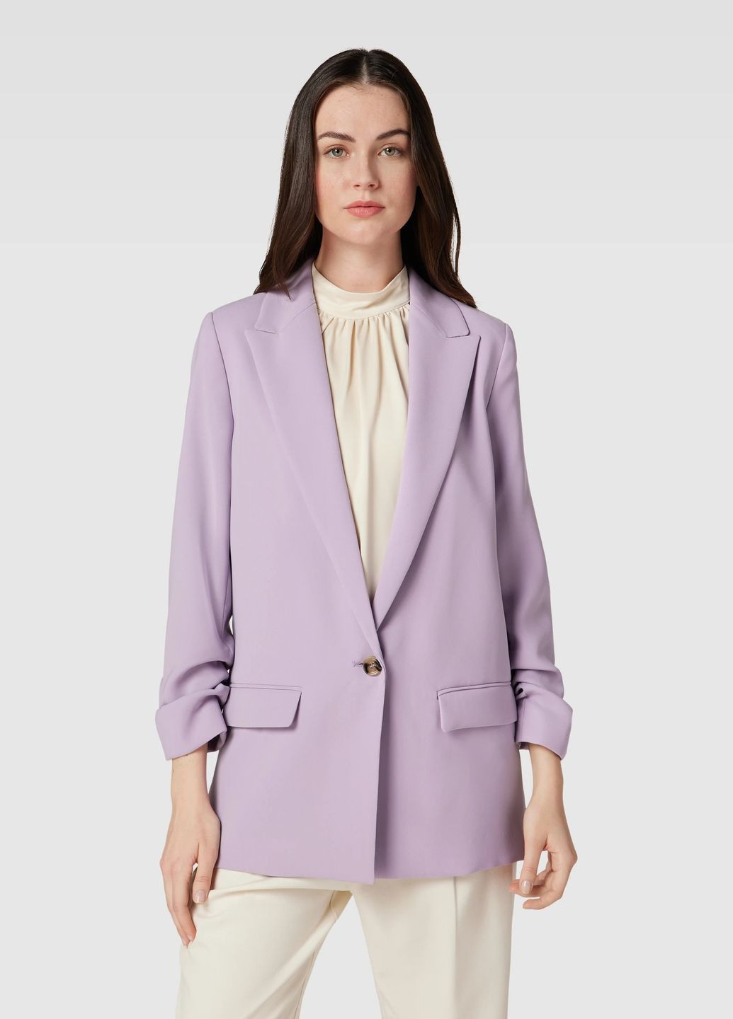 Фиолетовый женский пиджак Mango -