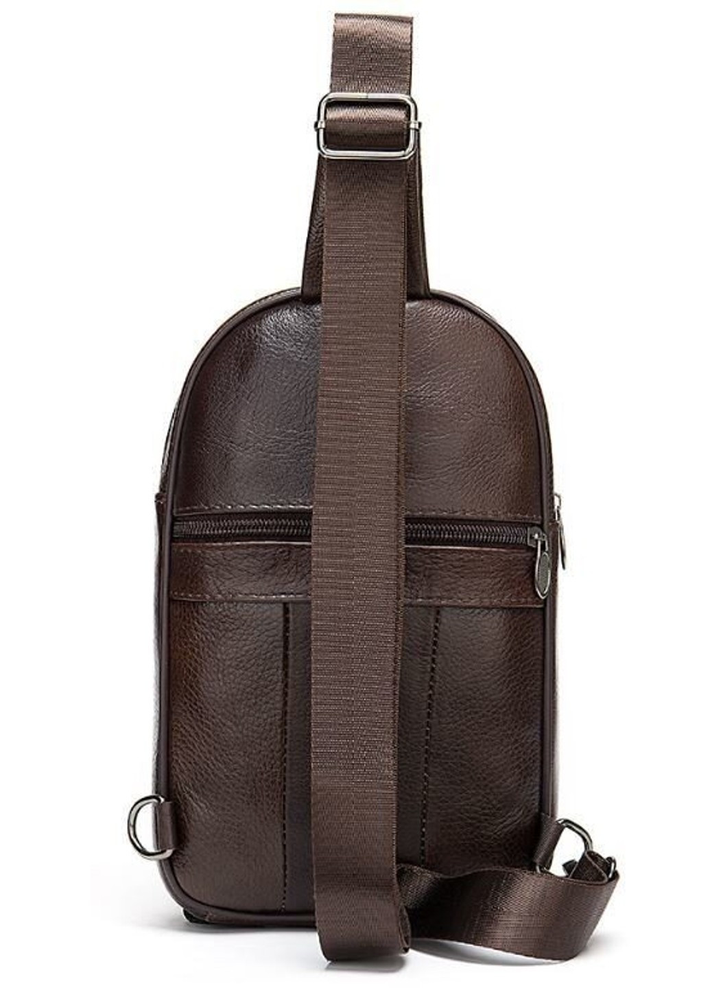 Сумка из натуральной кожи слинг 14986 Коричневый Vintage (262522867)