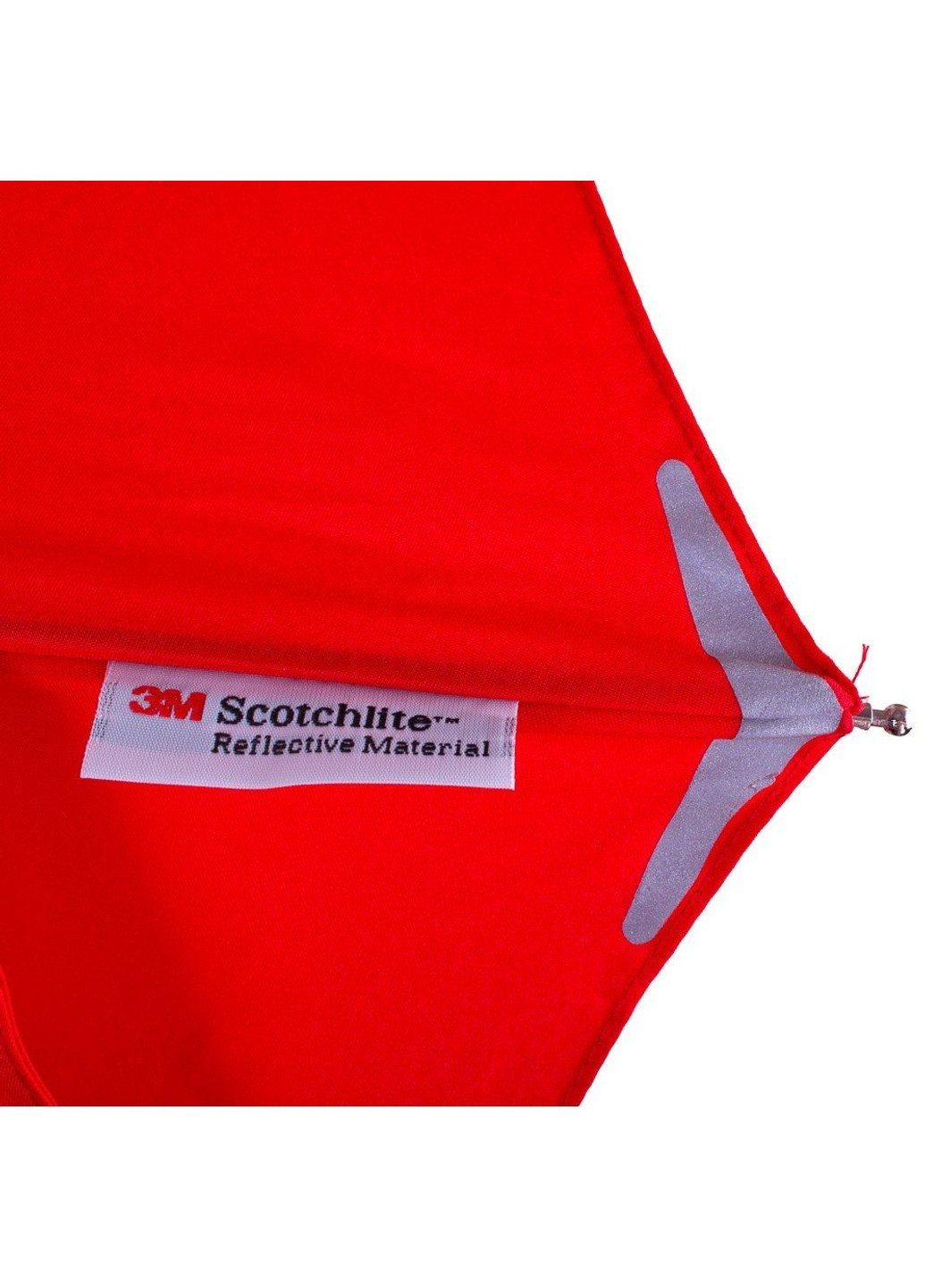 Красный Автоматический женский зонт с фонариком и светоотражающими вставками FARE (262976073)