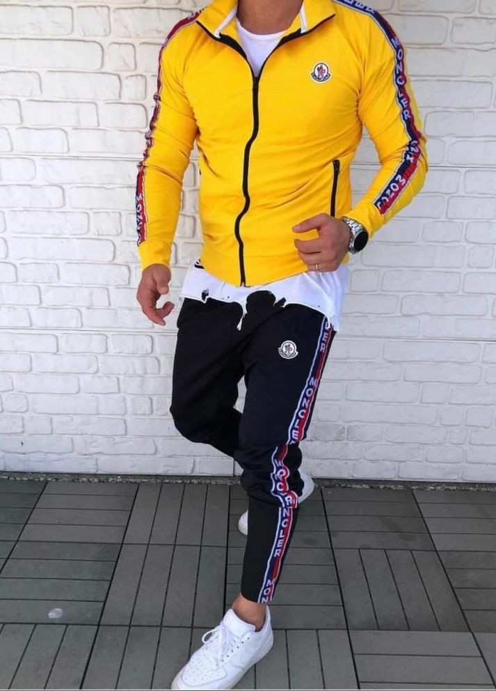 Спортивний костюм Moncler жовтого кольору No Brand (262089765)