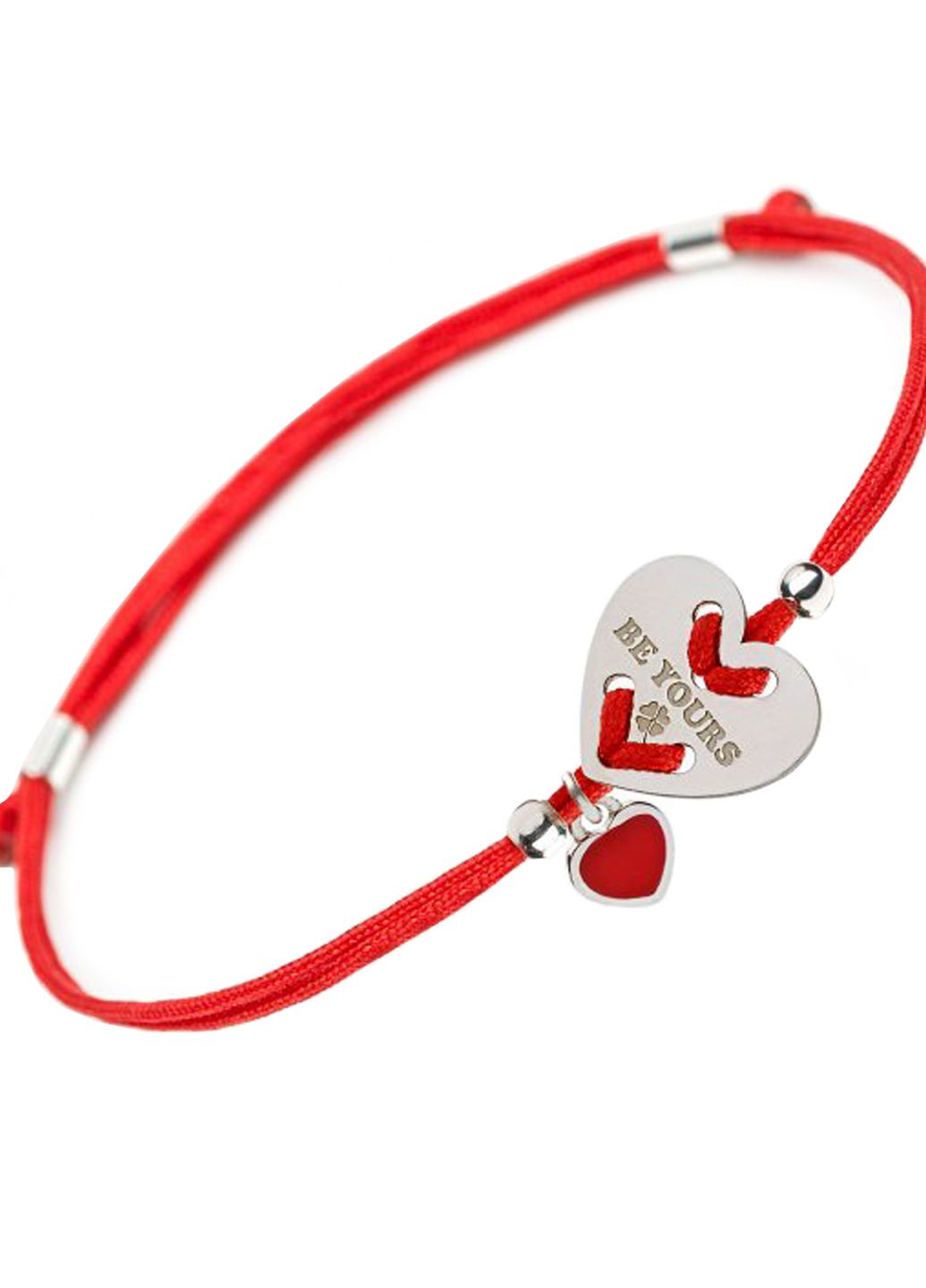 Серебряный браслет Красный Сердце регулируется Family Tree Jewelry Line (266267252)