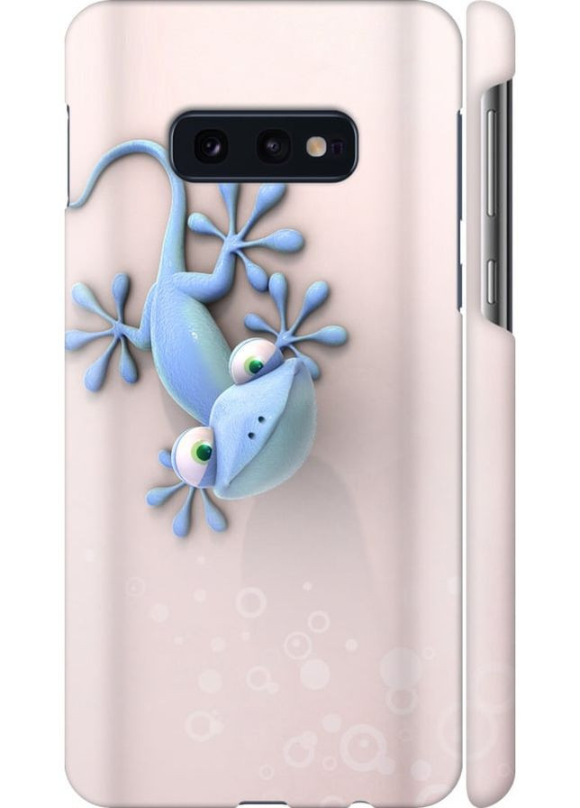 3D пластиковий матовий чохол 'Гекончик' для Endorphone Samsung Galaxy S10e (260599344)