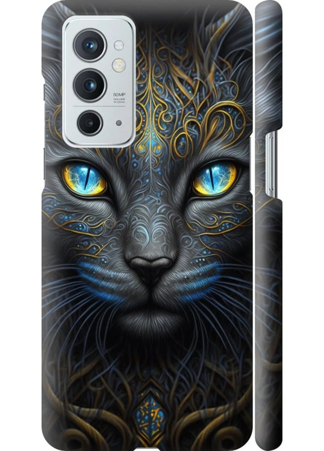3D пластиковый матовый чехол 'Кошка' для Endorphone OnePlus 9RT (257802295)