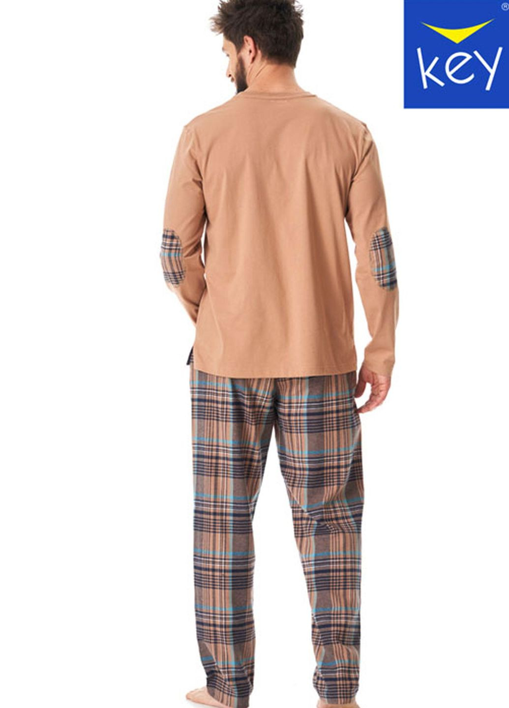 Пижама мужская M mix принт MNS 421 B23 Key (263687017)
