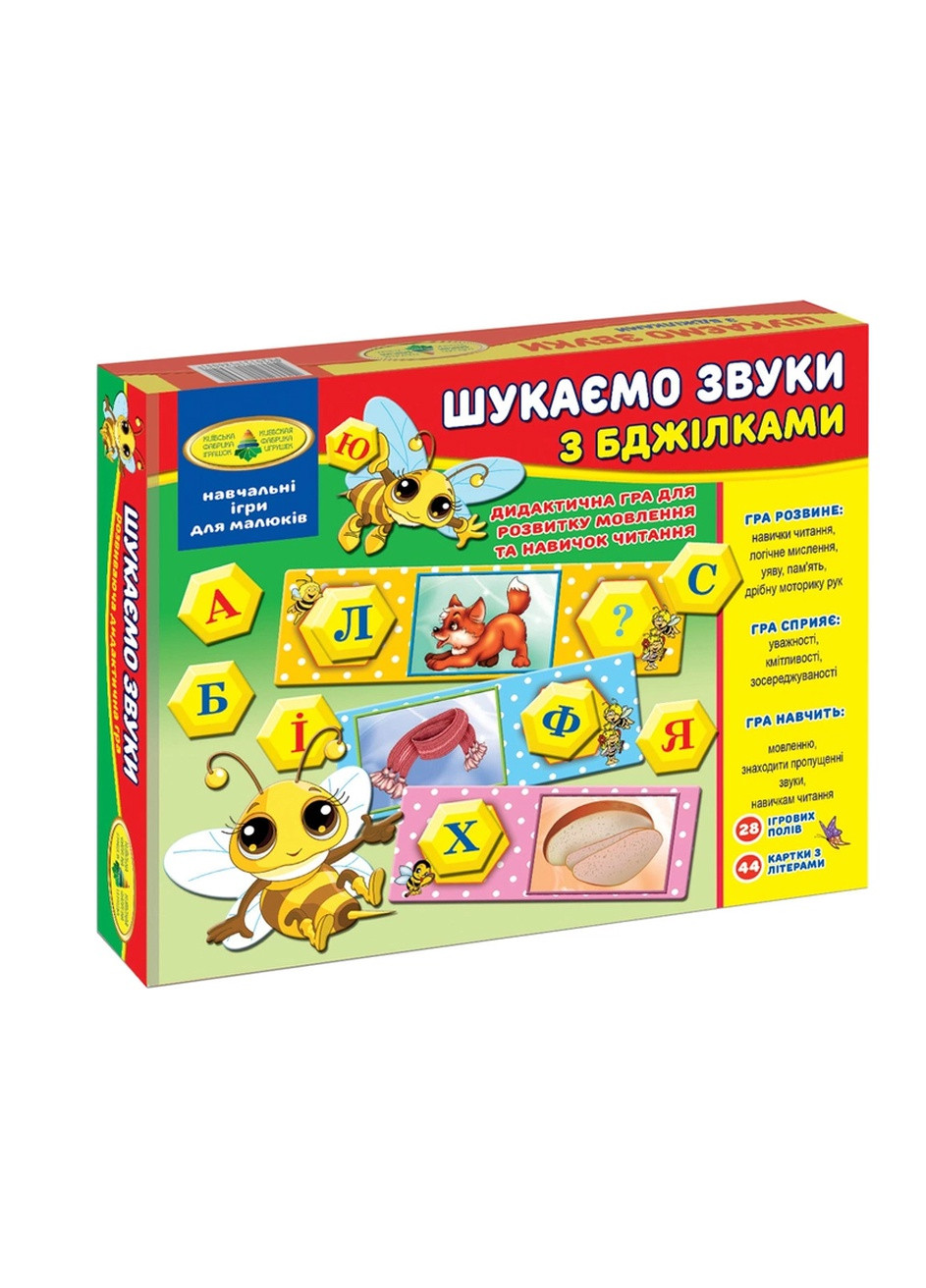 Настольная игра "Ищем звуки с пчелками" цвет разноцветный ЦБ-00218064 Киевская фабрика игрушек (259786237)