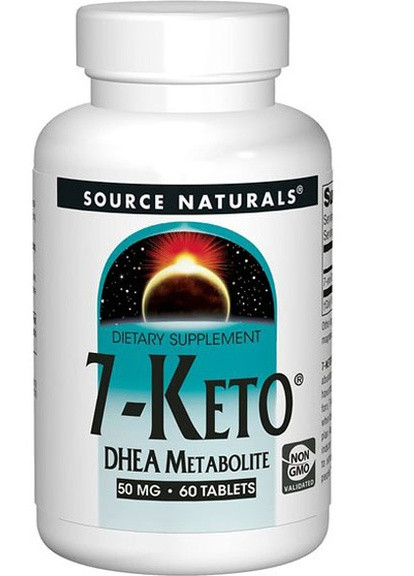 7-Keto, DHEA Metabolite 50 mg 60 Tabs Source Naturals (258499209)