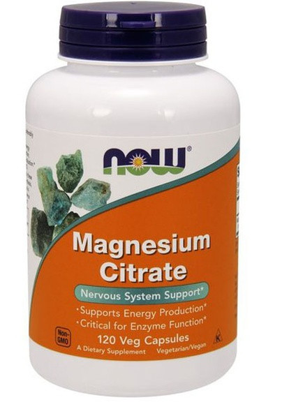 Magnesium Citrate 120 Veg Caps Now Foods (256719239)