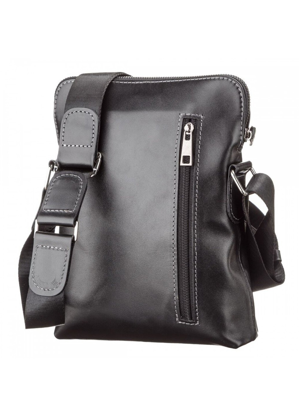 Чоловіча шкіряна сумка 11101 Чорний Shvigel (262892299)