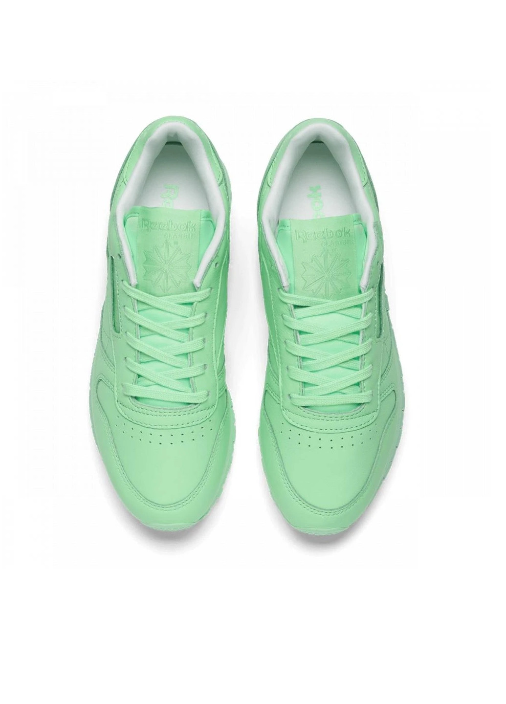 Зеленые демисезонные женские кроссовки Reebok X SPIRIT CLASSIC LEATHER MINT GREEN