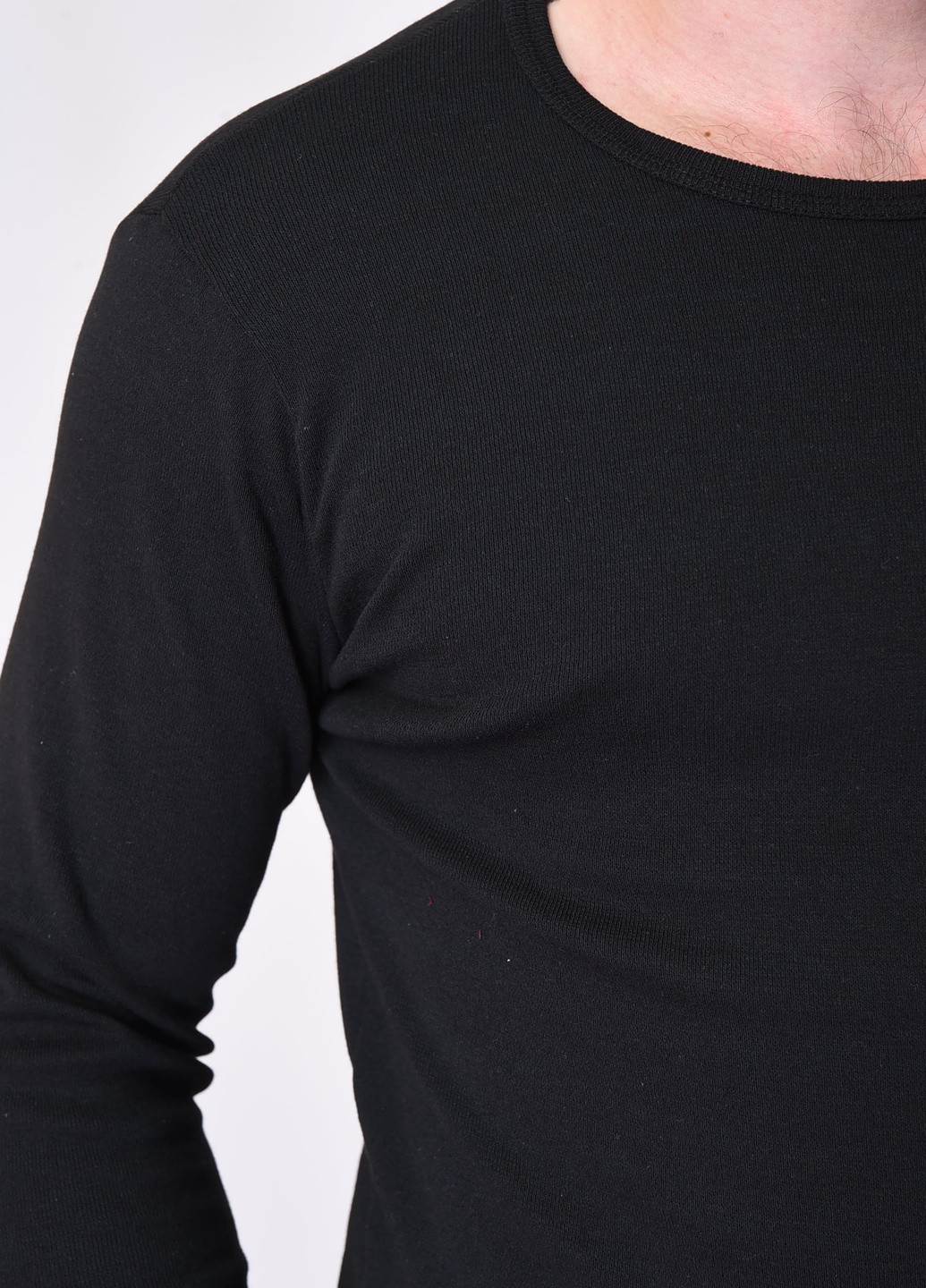 Термо-кофта на флисе мужское черного цвета размер 2XL Let's Shop (256747011)
