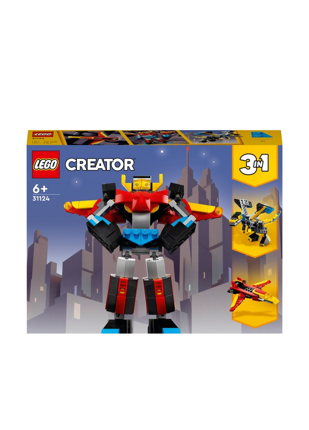 Конструктор "Суперробот" цвет разноцветный ЦБ-00207309 Lego (259466133)