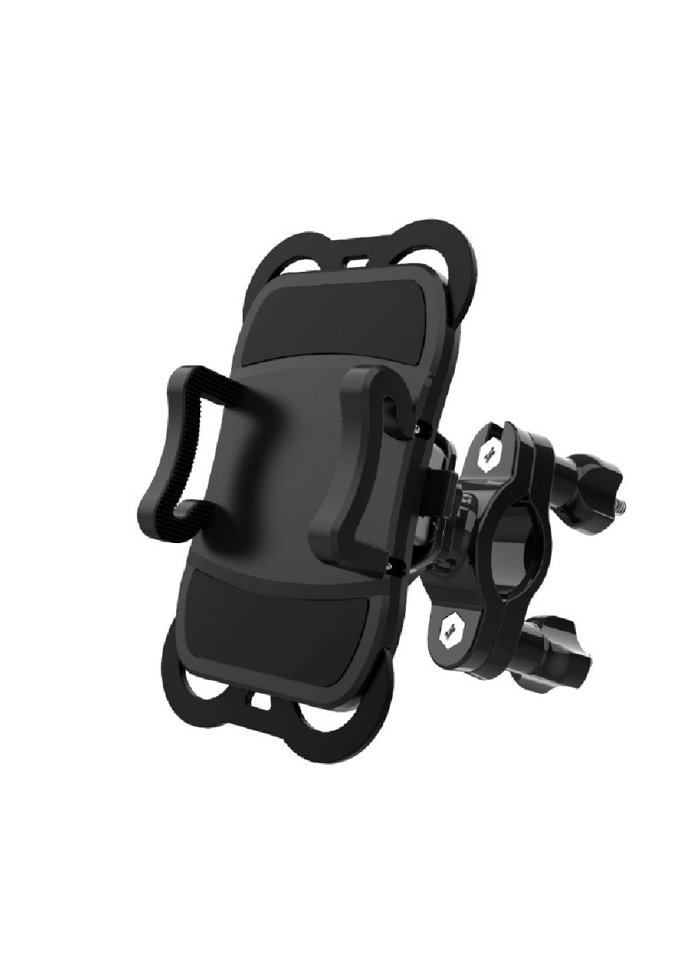 Крепление держатель Telesin на руль мотоцикла, скутера, велосипеда для экшн-камеры телефона комплект (474045-Prob) Черный Unbranded (257225841)