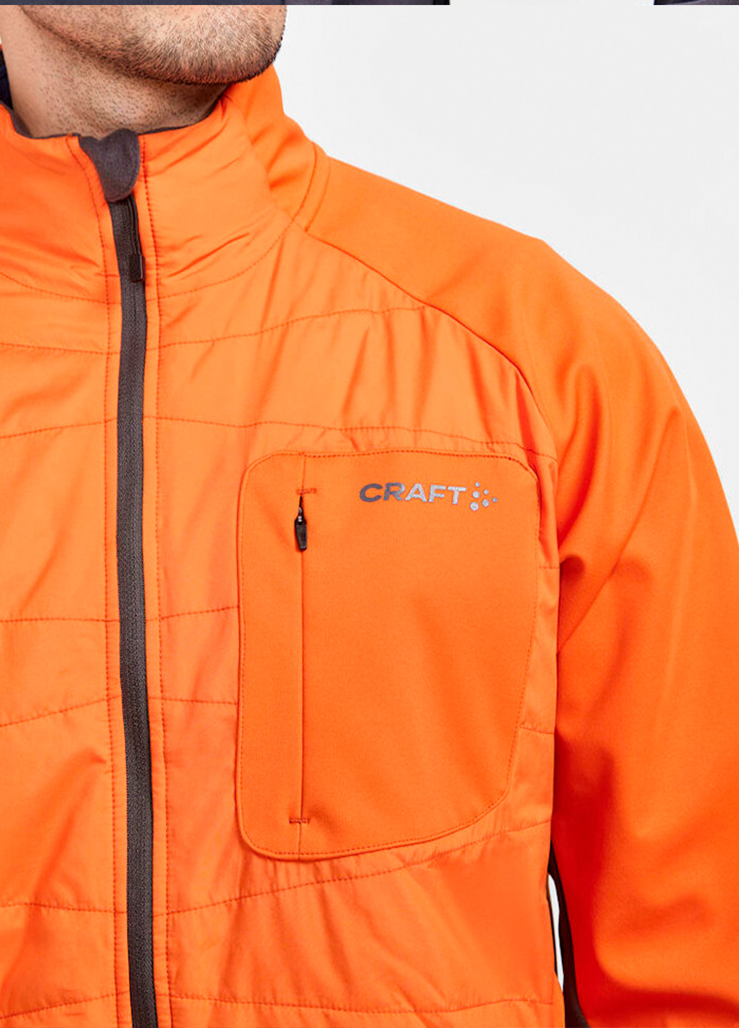 Оранжевая мужская куртка Craft Core Nordic Training Insulate Jacket