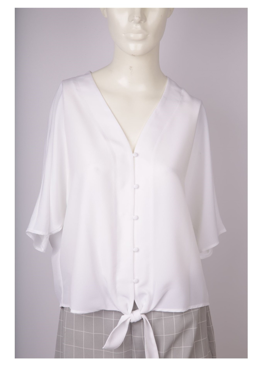 Белая летняя блуза Madison