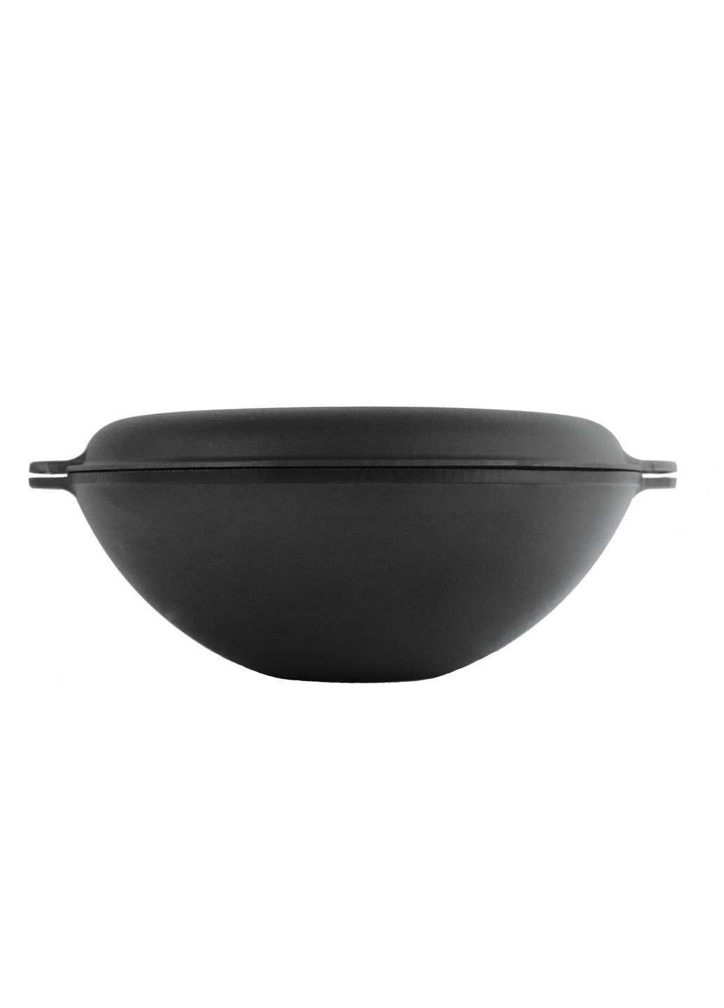 Чавунна сковорода WOK з кришкою-сковородою гриль 8 л Brizoll (276390229)