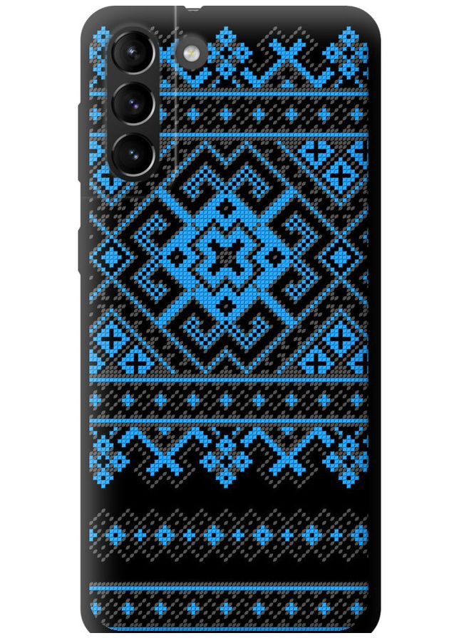 TPU черный чехол 'Вышиванка 44' для Endorphone Samsung Galaxy S21 Plus (269360786)
