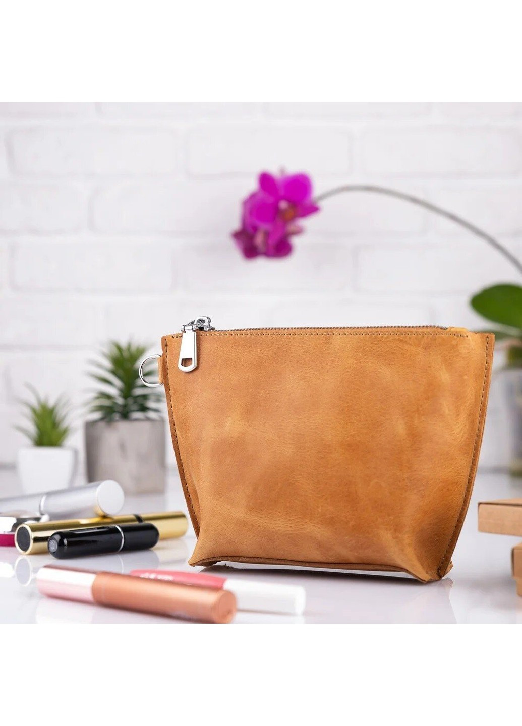 Косметичка зі шкіри HiArt Shabby Honey CB-01-S18-0935-000 Hi Art (268371571)