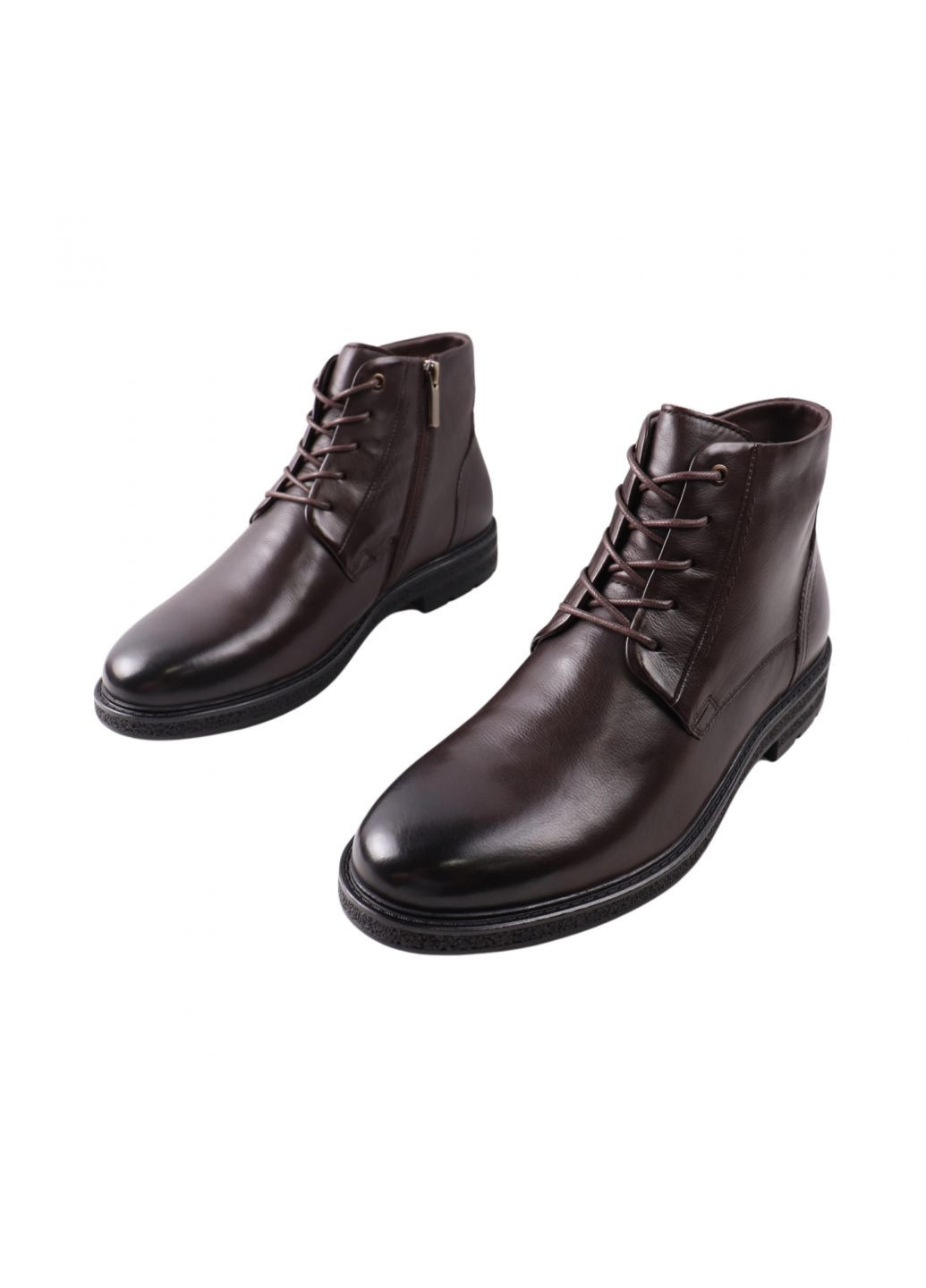 Коричневые ботинки мужские кабировые натуральная кожа Emillio Landini