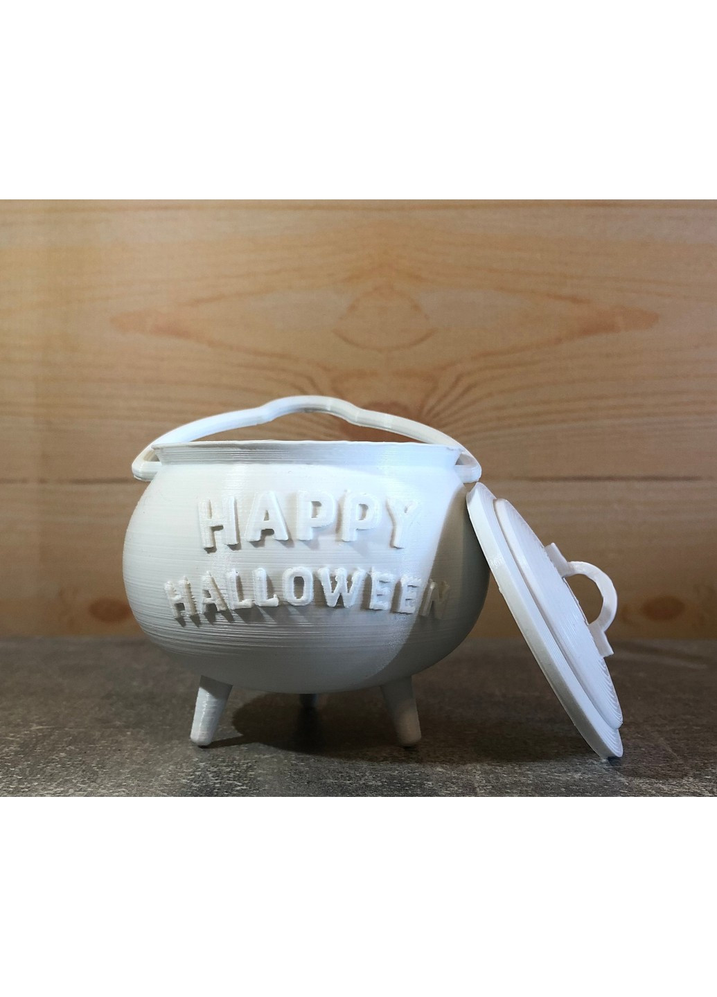 Горшок лепрекона «Happy Halloween» с крышкой ЗаСвіт (266425106)