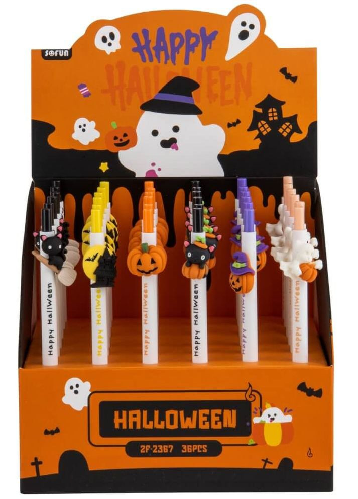 Ручка "Halloween" колір різнокольоровий ЦБ-00231595 No Brand (264189589)