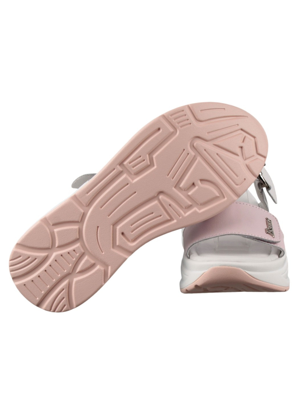 Белые женские босоножки 199019 Renzoni на липучке