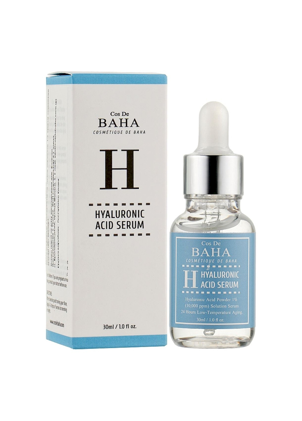 Сыворотка с гиалуроновой кислотой H Hyaluronic Acid Serum 30 ml Cos De Baha (266799292)
