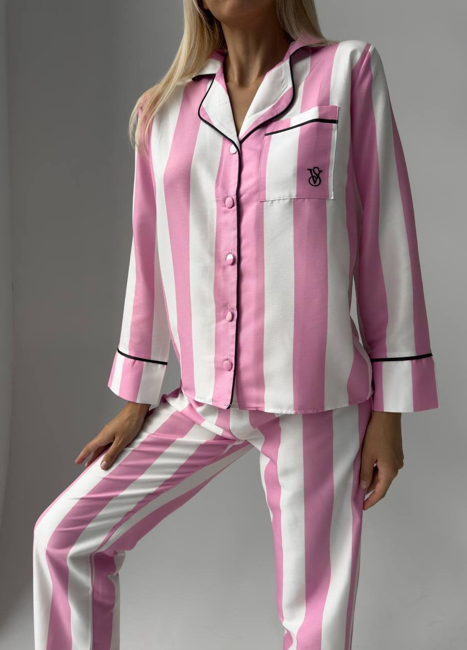 Рожева стильна піжама No Brand