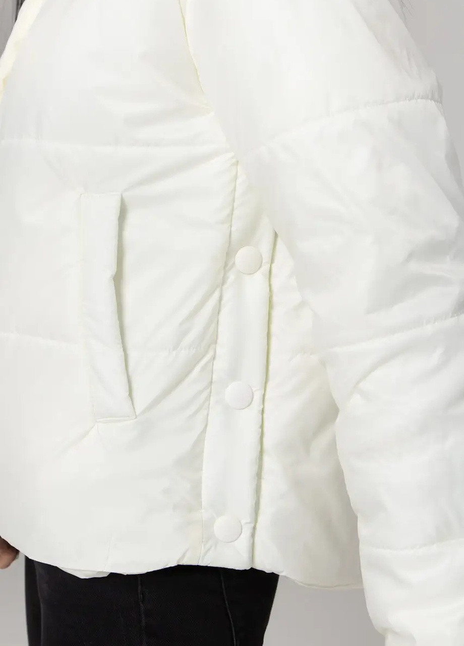 Молочна демісезонна жіноча демісезонна куртка молодіжна SK