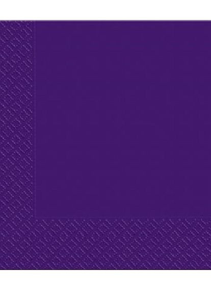 Серветки паперові тришарові 18 шт. Темно-фіолетовий Марго (266902239)