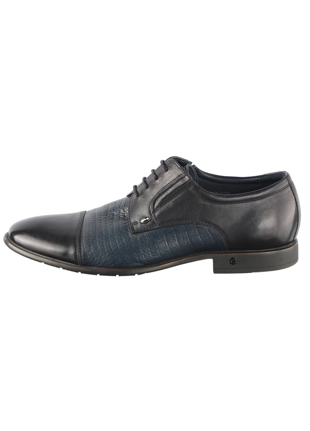 Синие мужские классические туфли 012013 Cosottinni на шнурках