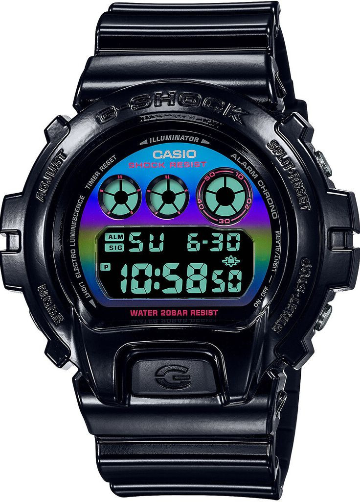 Часы DW-6900RGB-1ER кварцевые спортивные Casio (264208128)