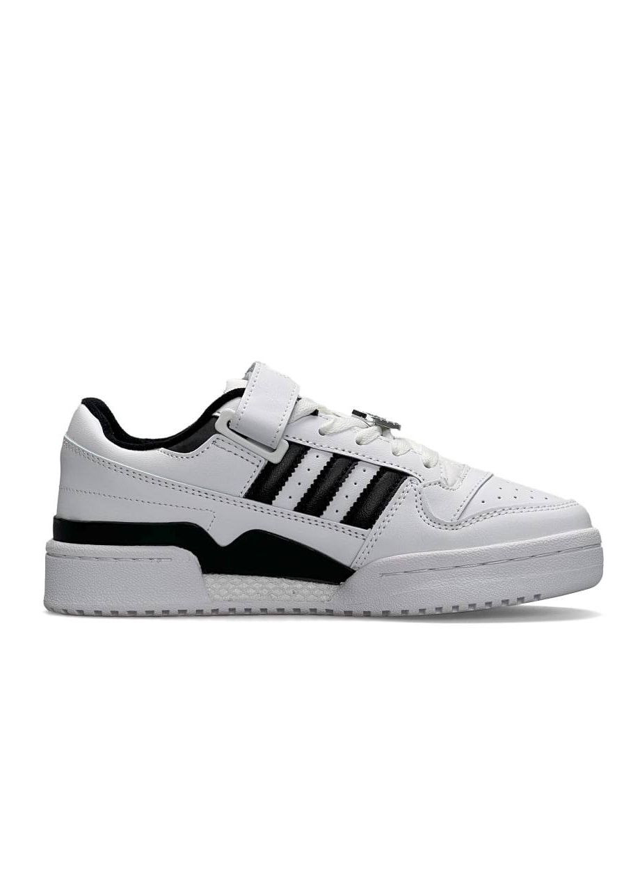 Белые демисезонные кроссовки женские, вьетнам adidas Originals Forum 84 Low New All White Black