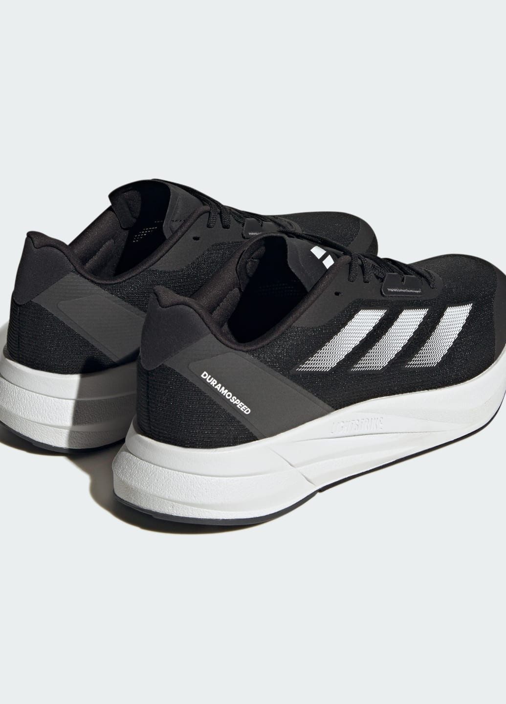 Черные всесезонные кроссовки для бега duramo speed adidas